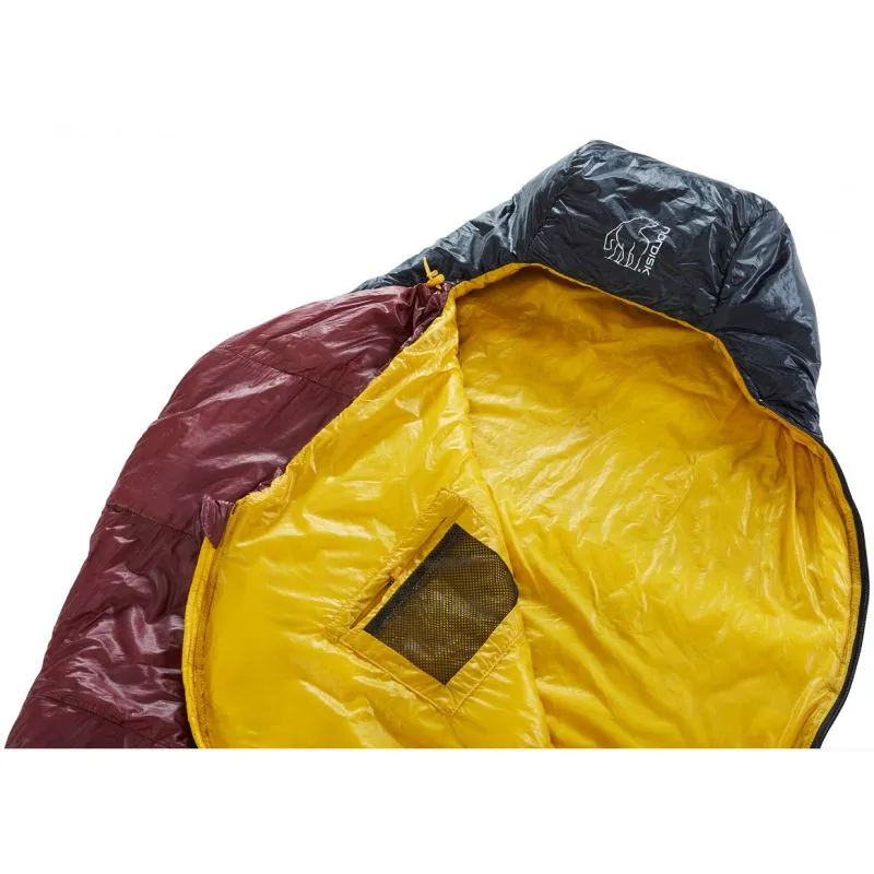 Saco de dormir NORDISK Oscar +10° Curve M (Rio Red)