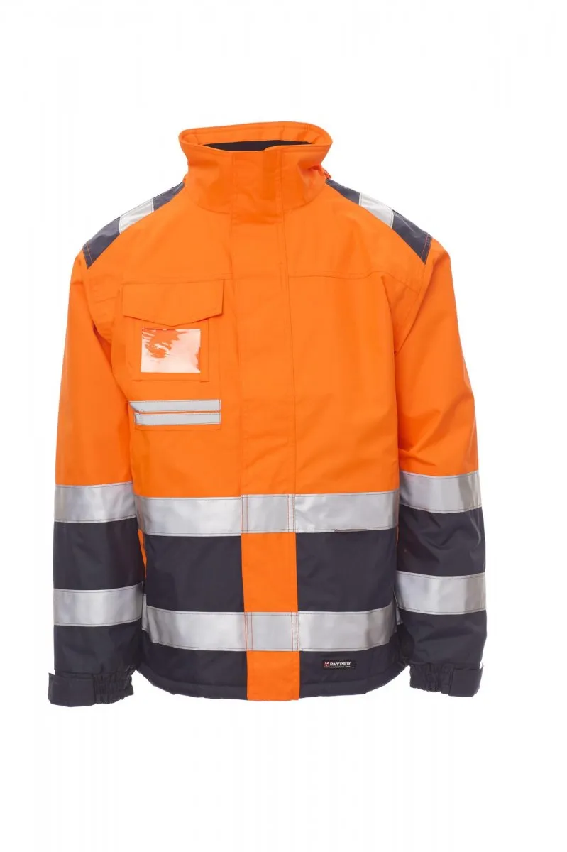 SAFE HIVI. CHAQUETA MULTIESTACIóN, DE ALTA VISIBILIDAD CON BANDAS REFLECTANTES