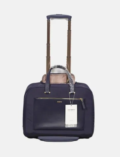 Samsonite Maleta de mano azul marino