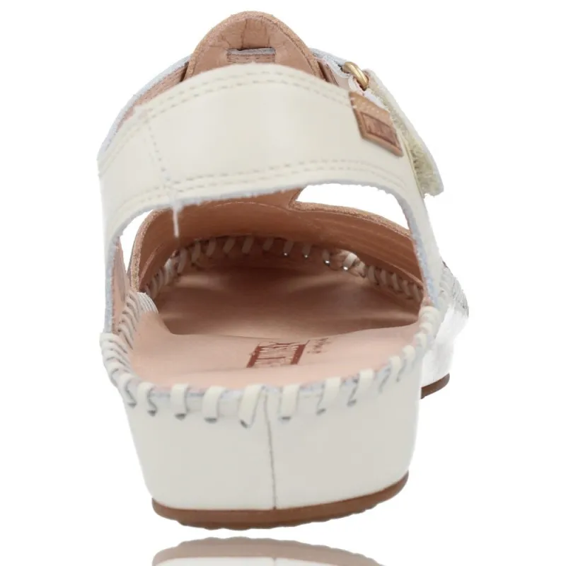 SANDALIAS CON CUñA DE PIEL PARA MUJER DE PIKOLINOS P.VALLARTA 6550575CLC1