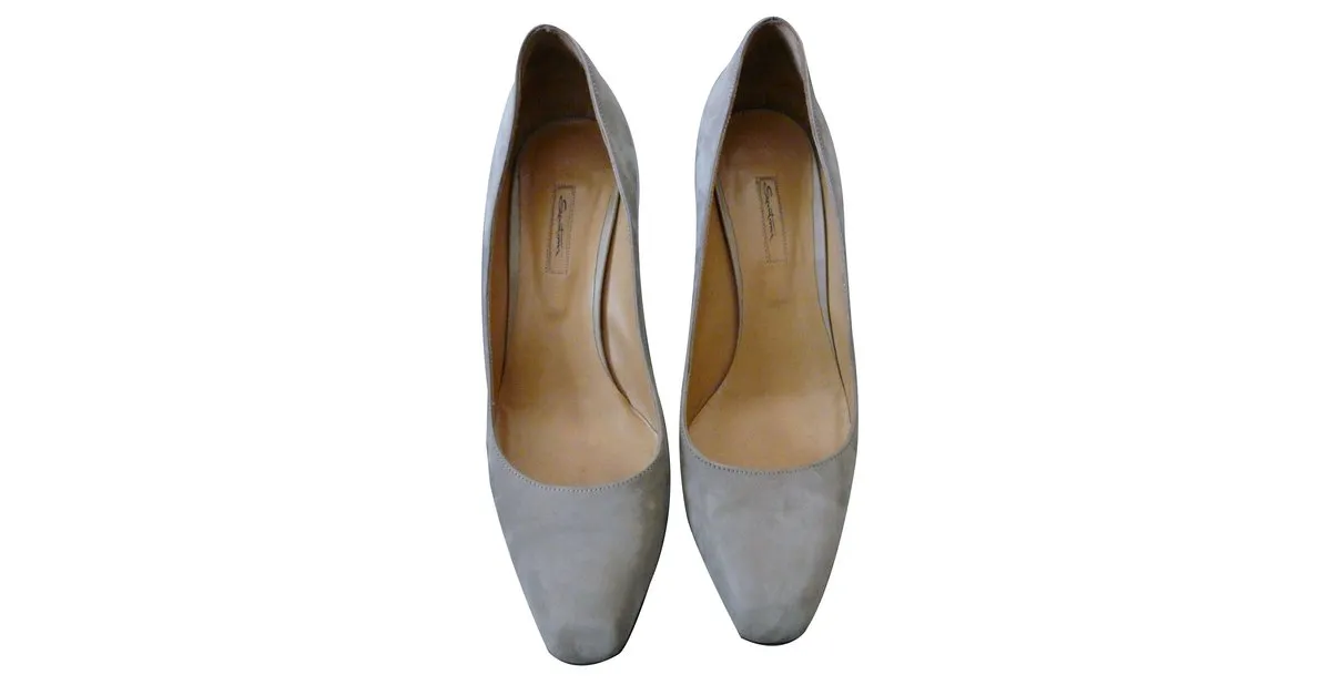Santoni Tacones Beige 