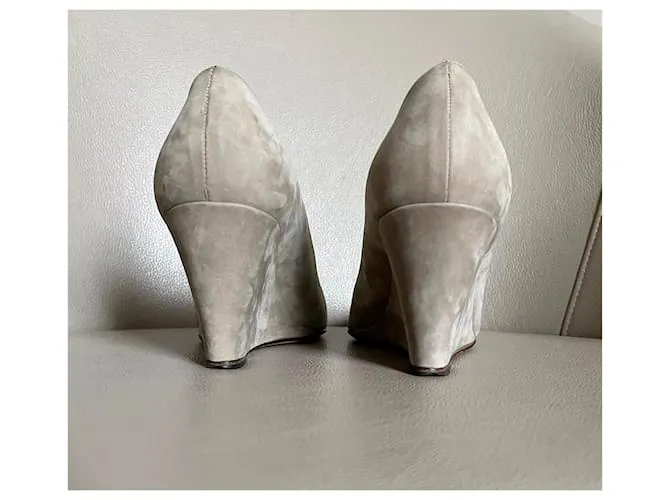 Santoni Tacones Beige 
