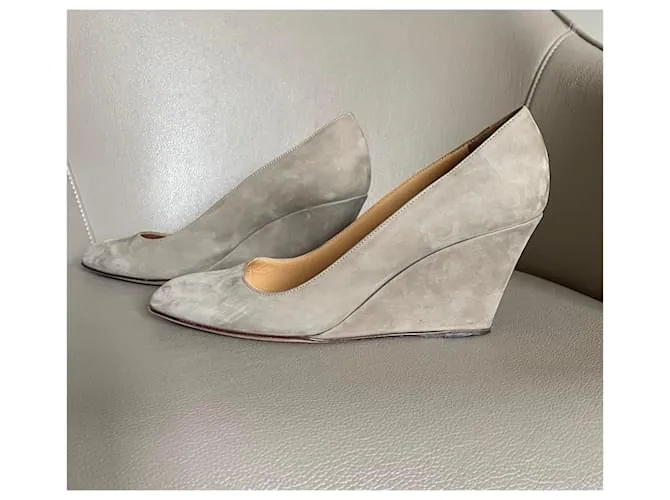 Santoni Tacones Beige 