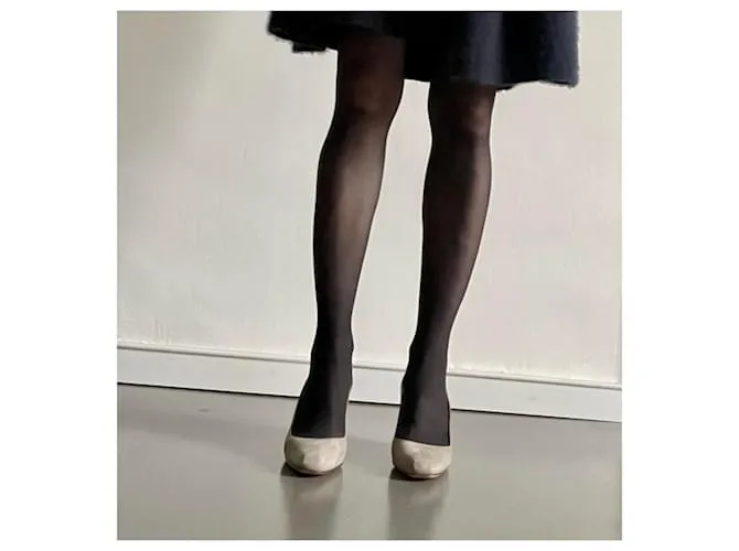 Santoni Tacones Beige 