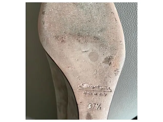 Santoni Tacones Beige 