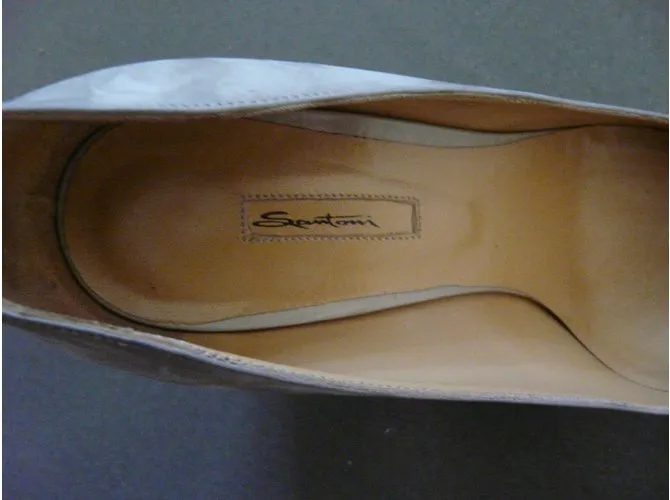 Santoni Tacones Beige 