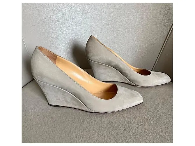 Santoni Tacones Beige 