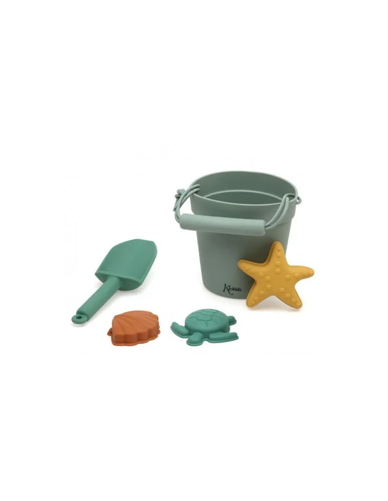 SET CUBO DE PLAYA VERDE KIOKIDS