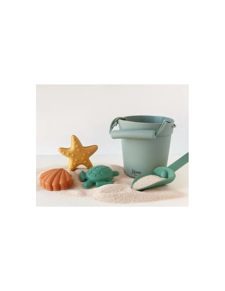 SET CUBO DE PLAYA VERDE KIOKIDS