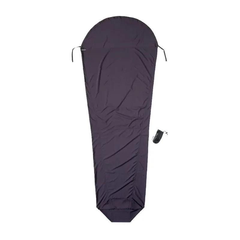 Sheet De Sac COCOON en thermolite y seda (gris volcán) sarcófago