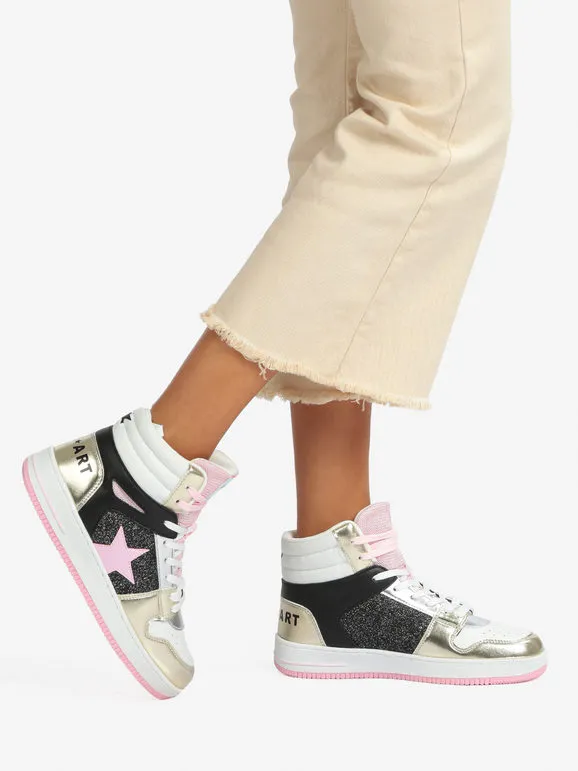 Shop Art BASKET HAILEY  Zapatillas altas bicolor para mujer