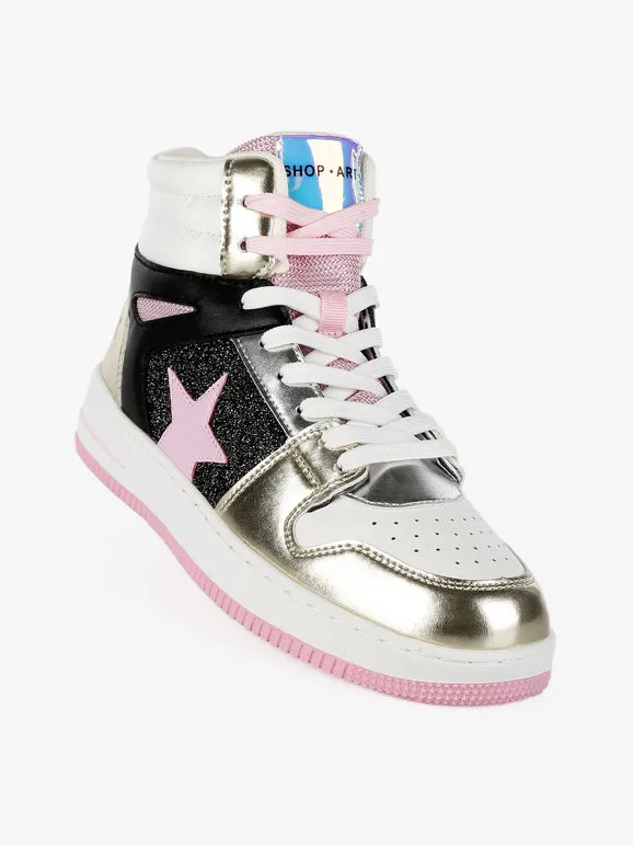 Shop Art BASKET HAILEY  Zapatillas altas bicolor para mujer