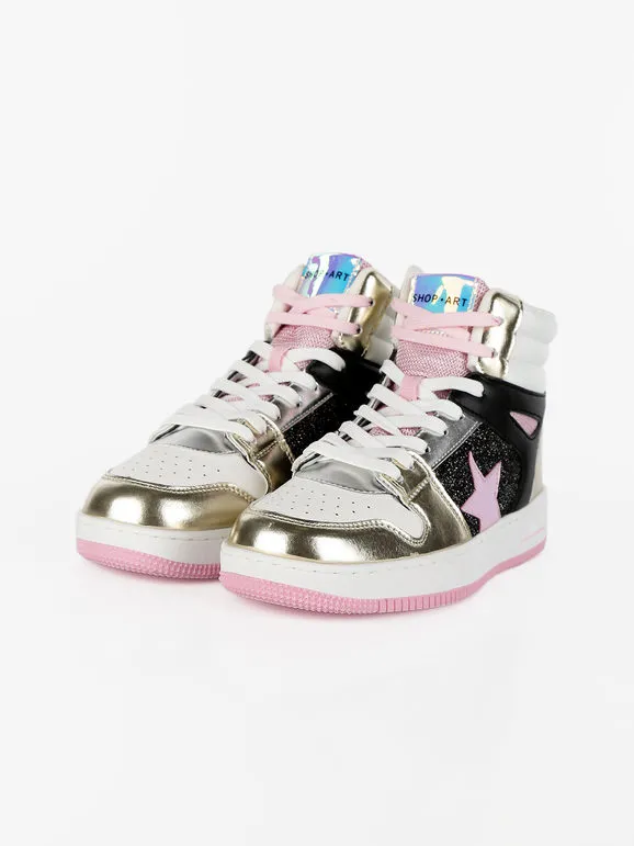 Shop Art BASKET HAILEY  Zapatillas altas bicolor para mujer