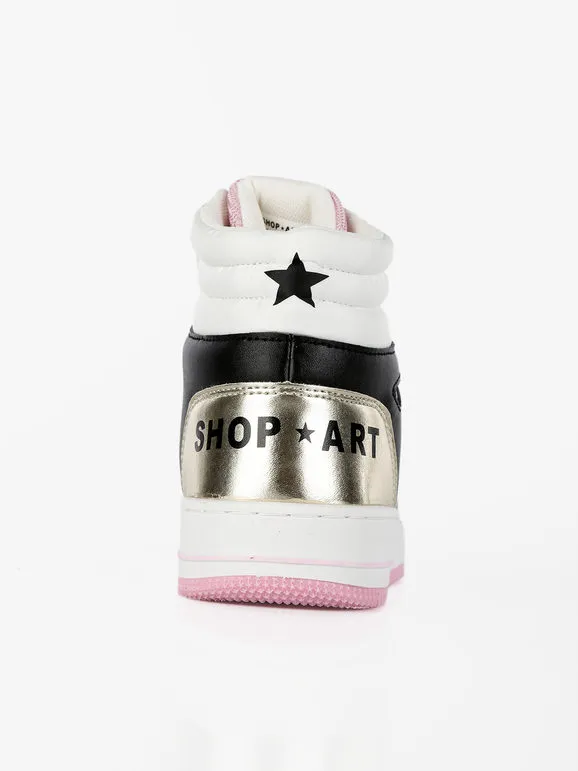 Shop Art BASKET HAILEY  Zapatillas altas bicolor para mujer