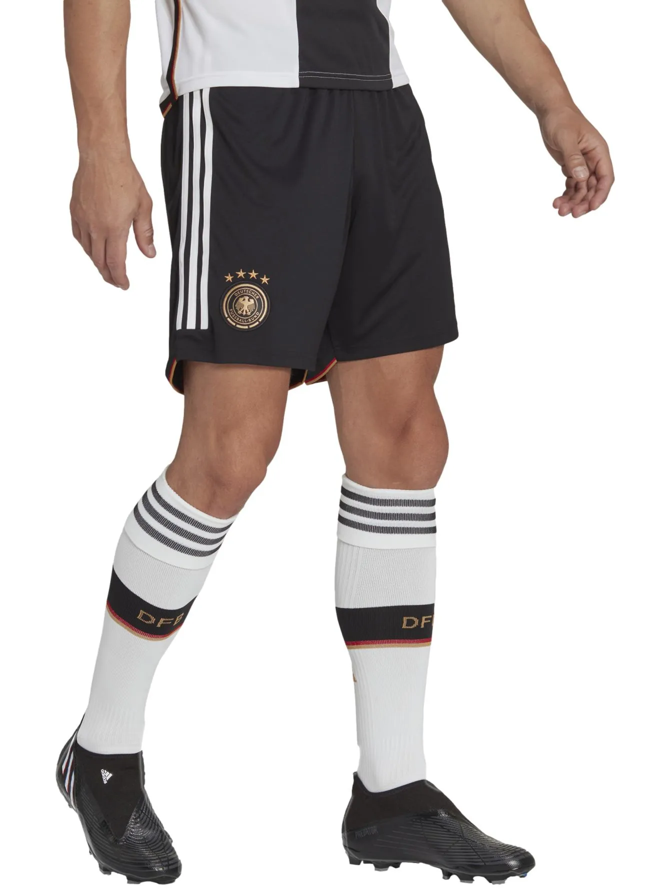 Short Adidas Alemania Negro Para Hombre