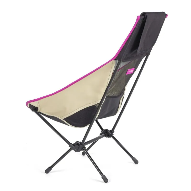 Silla de senderismo Dos Helinox (negro/caqui/bloque de color púrpura)