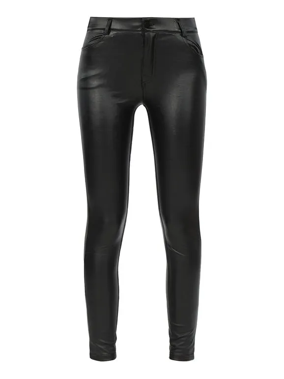 Solada Pantalón interior cálido de mujer en ecopiel.