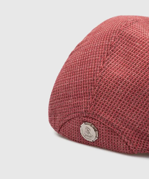 Stefano Ricci Baby cap made of wool, cashmere, silk and linen