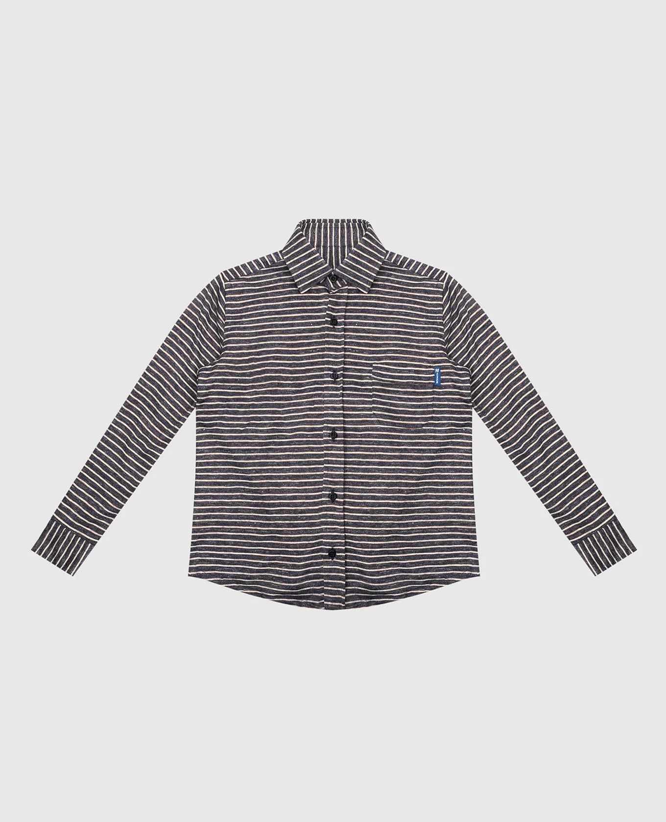 Stefano Ricci Striped linen and silk children's shirt