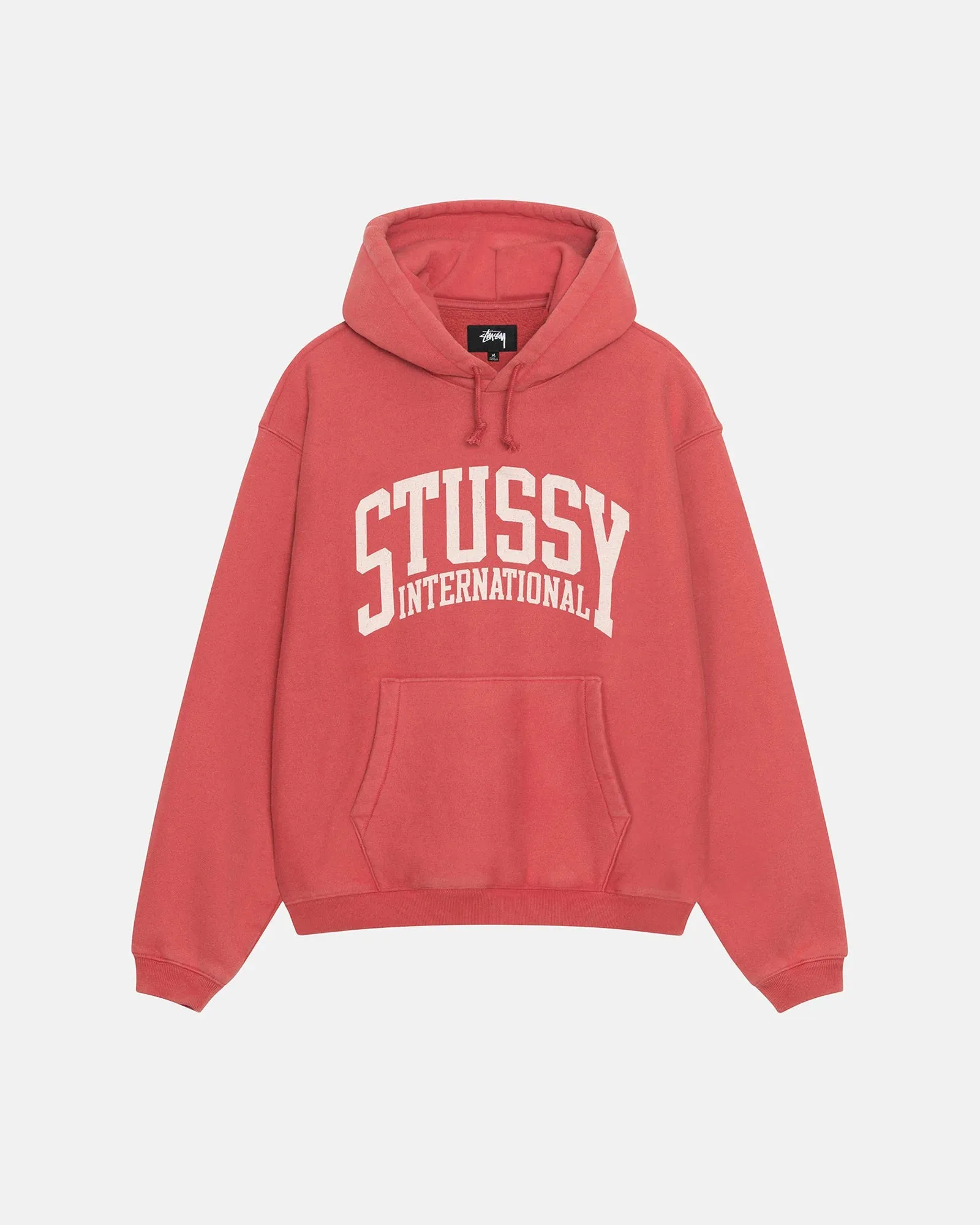 Stussy Intl Relaxed Hoodie Washed Red