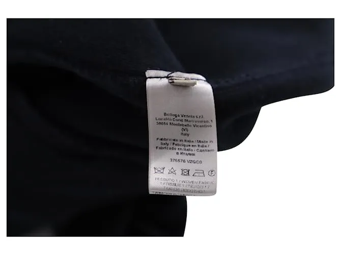 Sudadera con capucha y cierre de cremallera en algodón azul marino de Bottega Veneta 