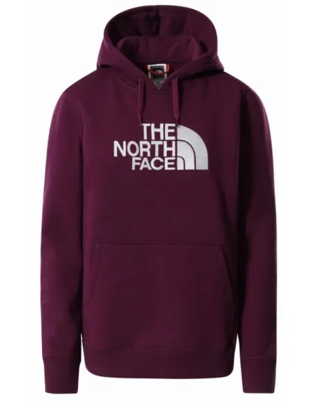 SUDADERA THE NORTH FACE BURDEOS LOGO FRONTAL CAPUCHA  ECOOL