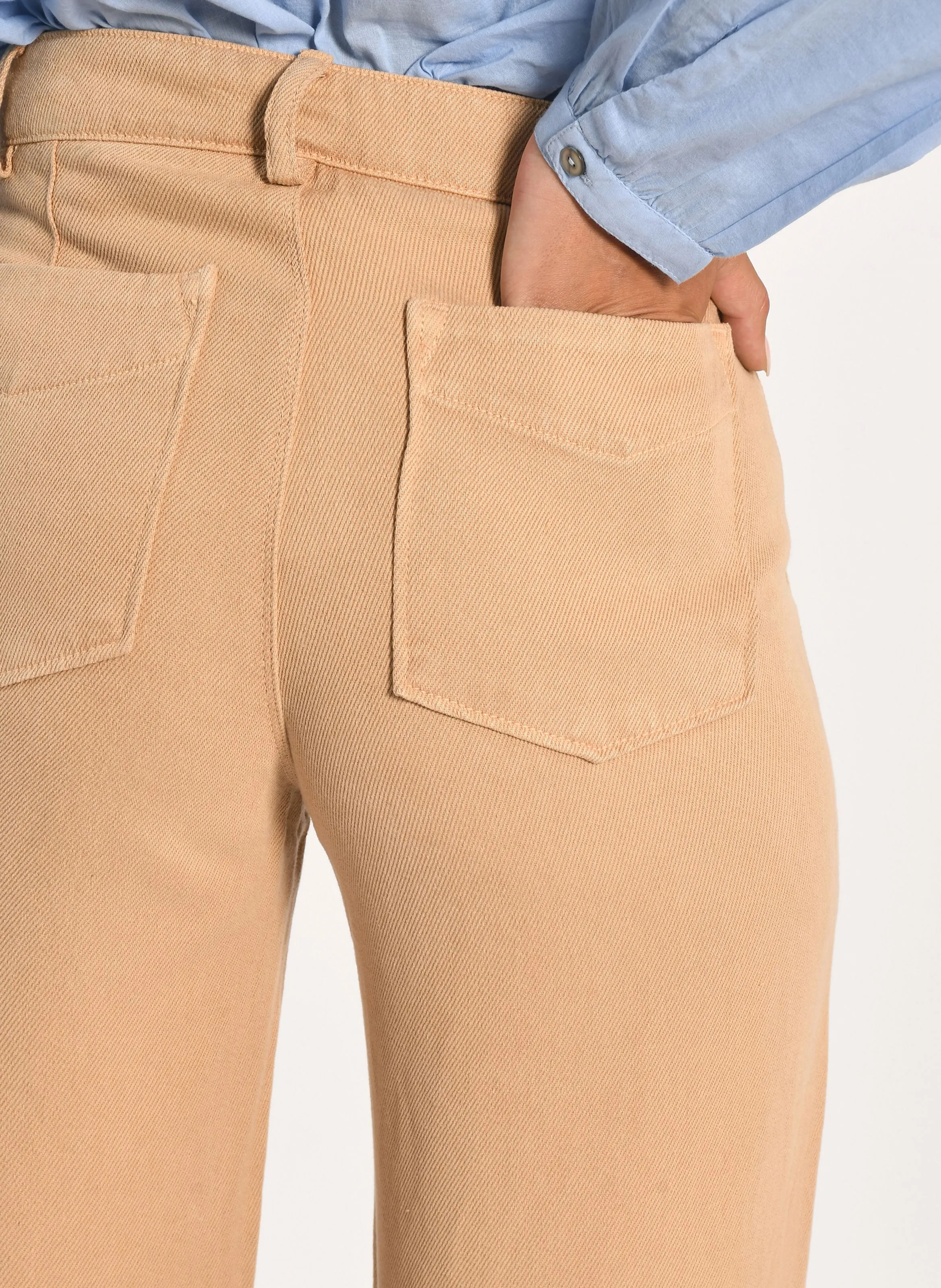 SUN  PANTALóN ANCHO EN BEIGE