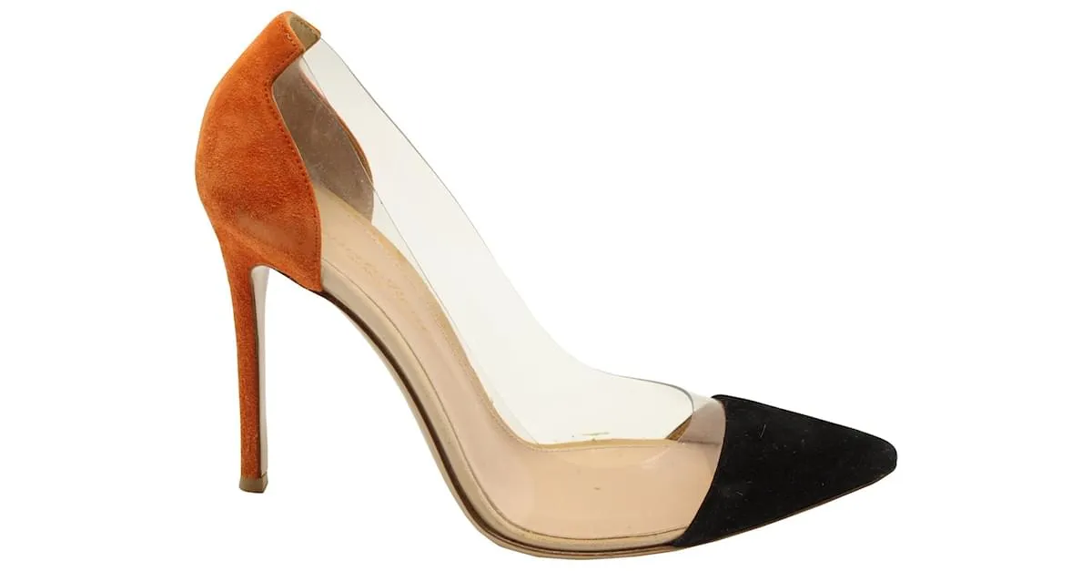Tacones Gianvito Rossi Plexi en PVC multicolor Impresión de pitón 