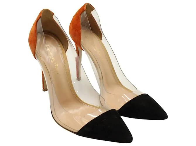 Tacones Gianvito Rossi Plexi en PVC multicolor Impresión de pitón 