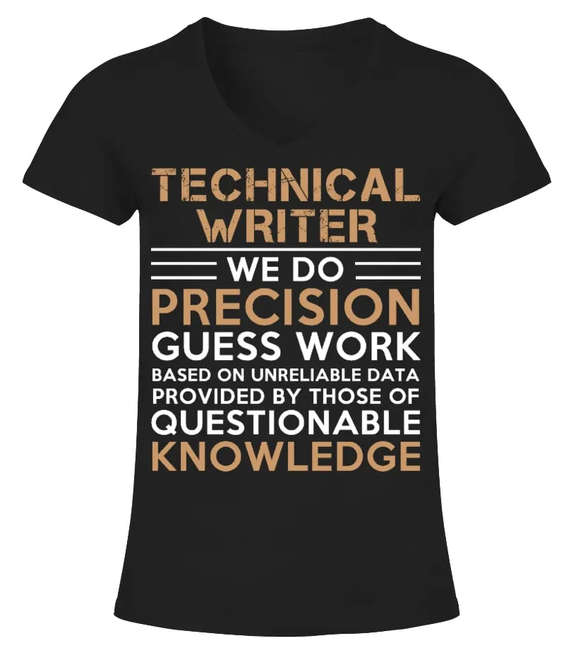TECHNICAL WRITER  LIMITED EDITION CAMISETA CUELLO PICO MUJER
