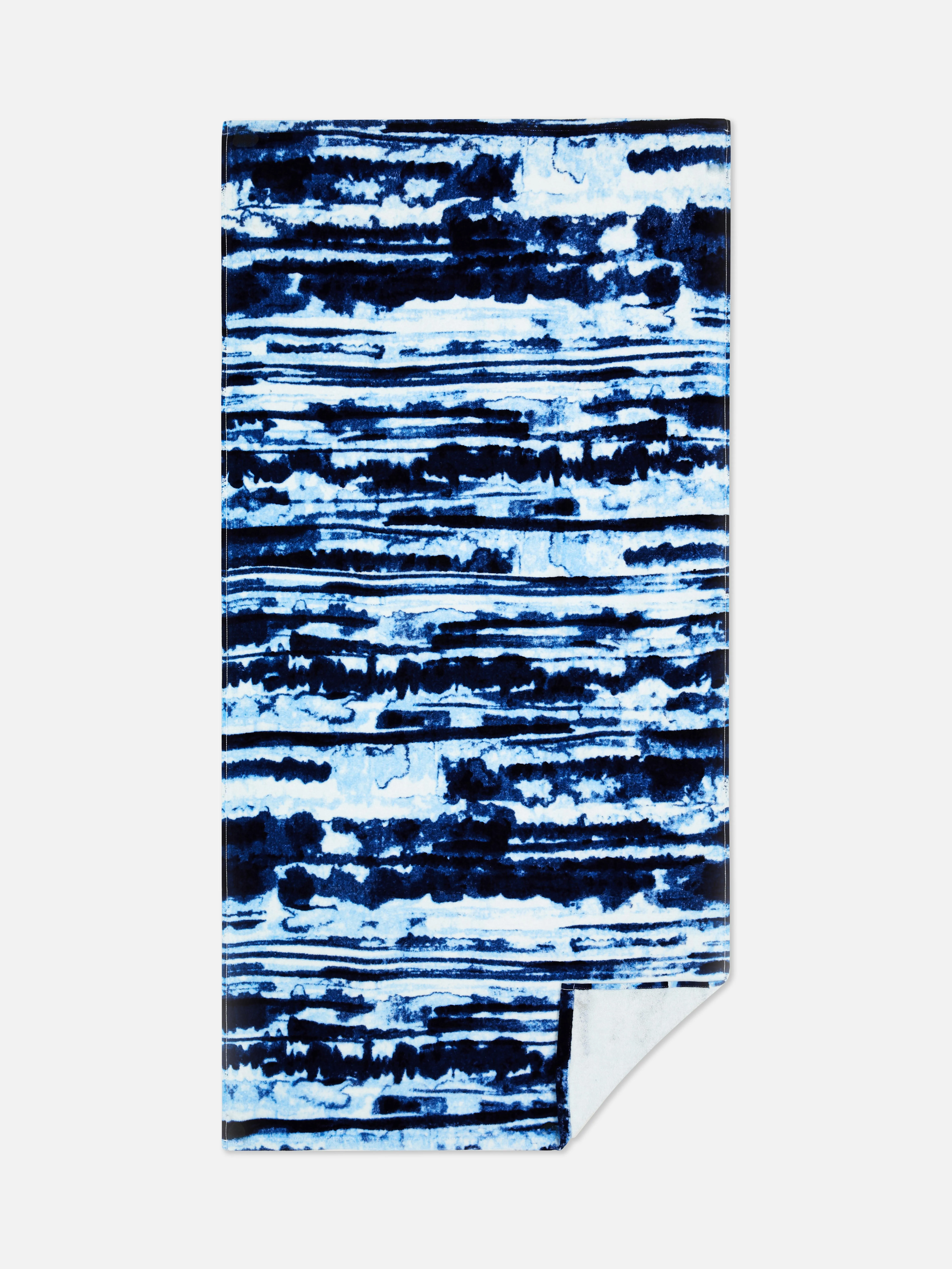 Toalla de playa estampada