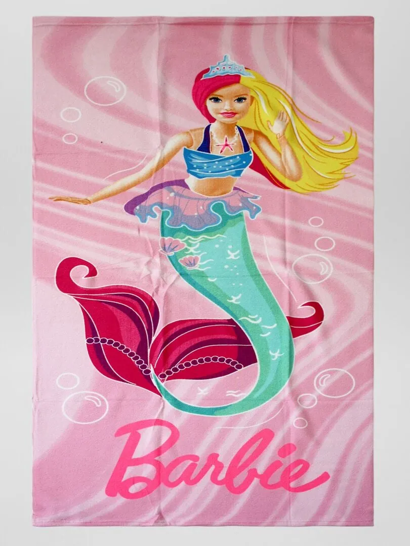 TOALLA DE PLAYA 'BARBIE'  ROSA