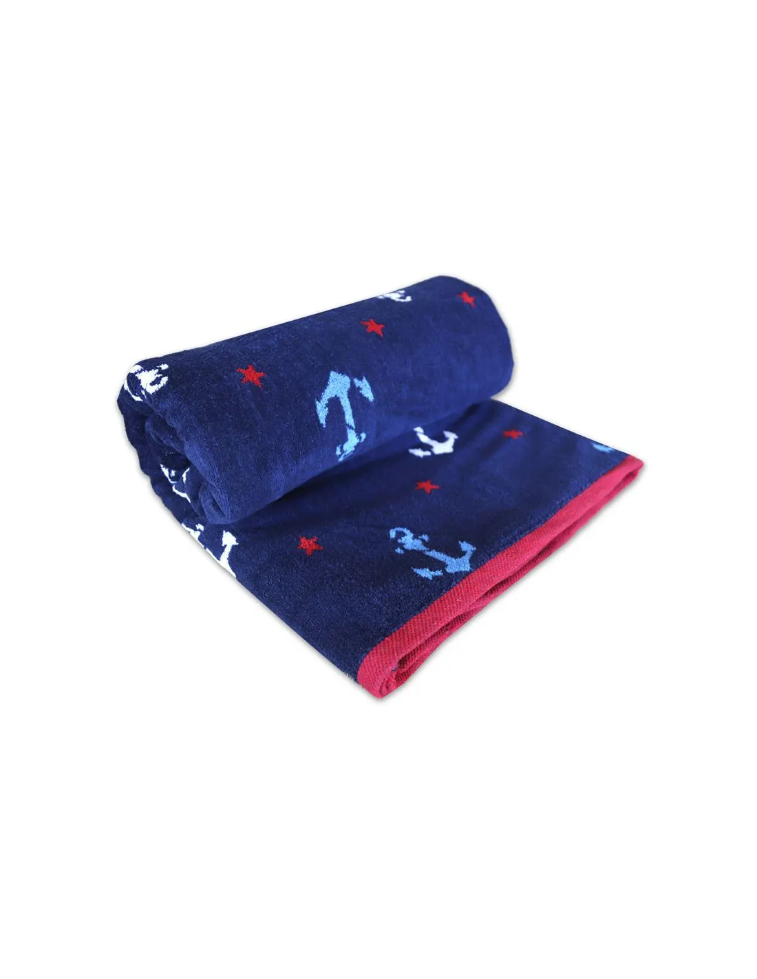 Toalla Secaneta Jacquard Terciopelo 90 X 165 Diporto Azul Oscuro