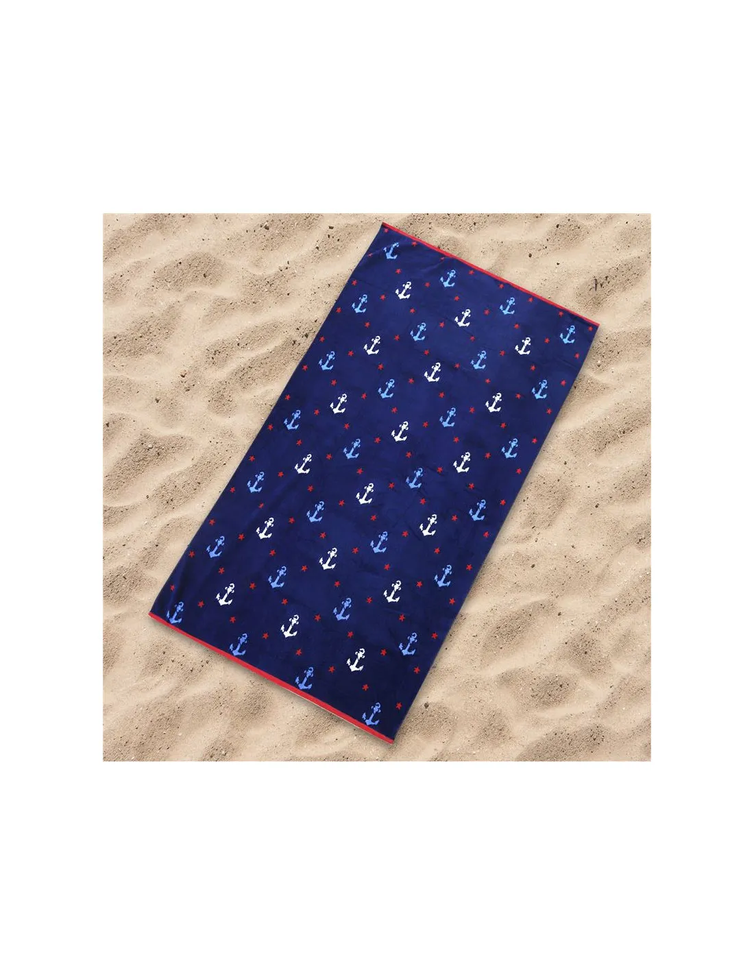 Toalla Secaneta Jacquard Terciopelo 90 X 165 Diporto Azul Oscuro