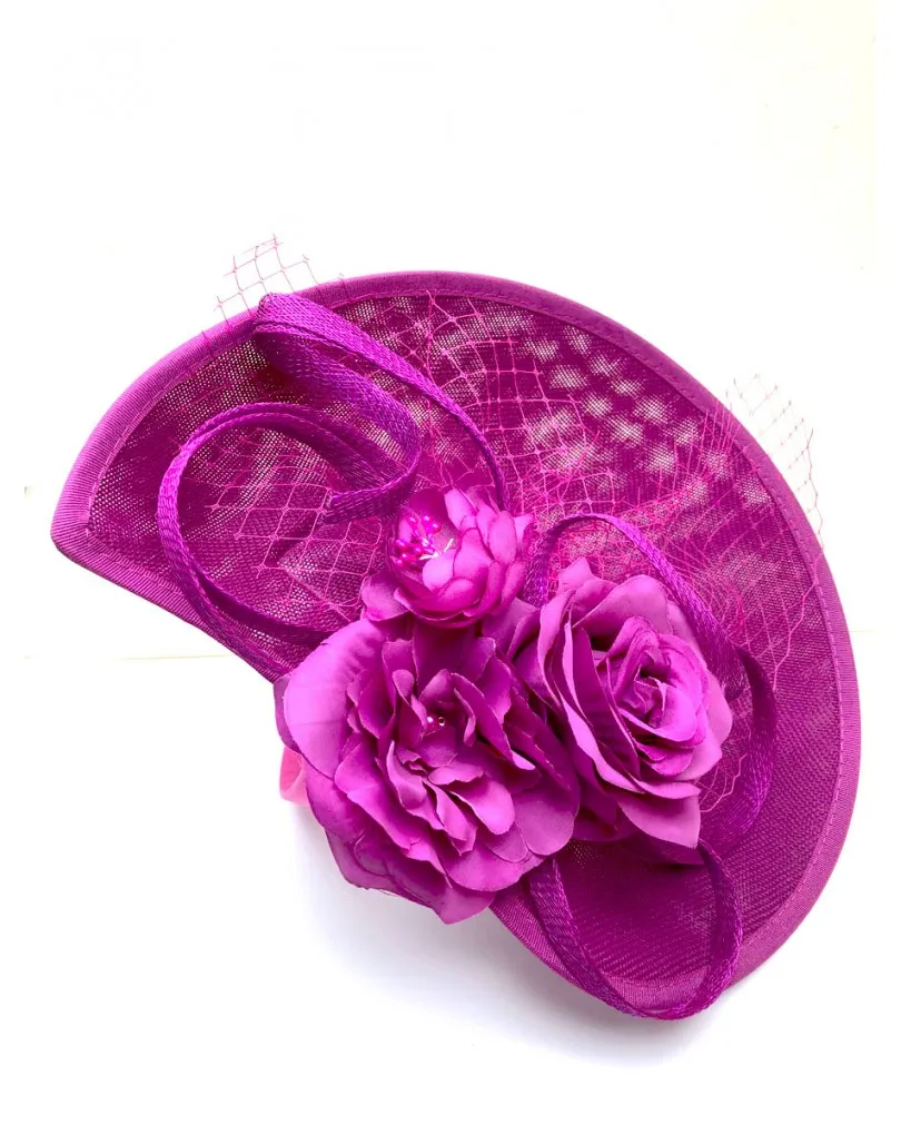 TOCADOS BUGAMBILIAS DE INVITADA MUY ELEGANTES PARA BODAS