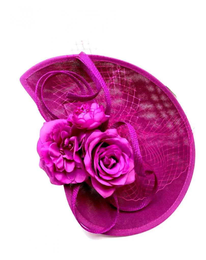 TOCADOS BUGAMBILIAS DE INVITADA MUY ELEGANTES PARA BODAS