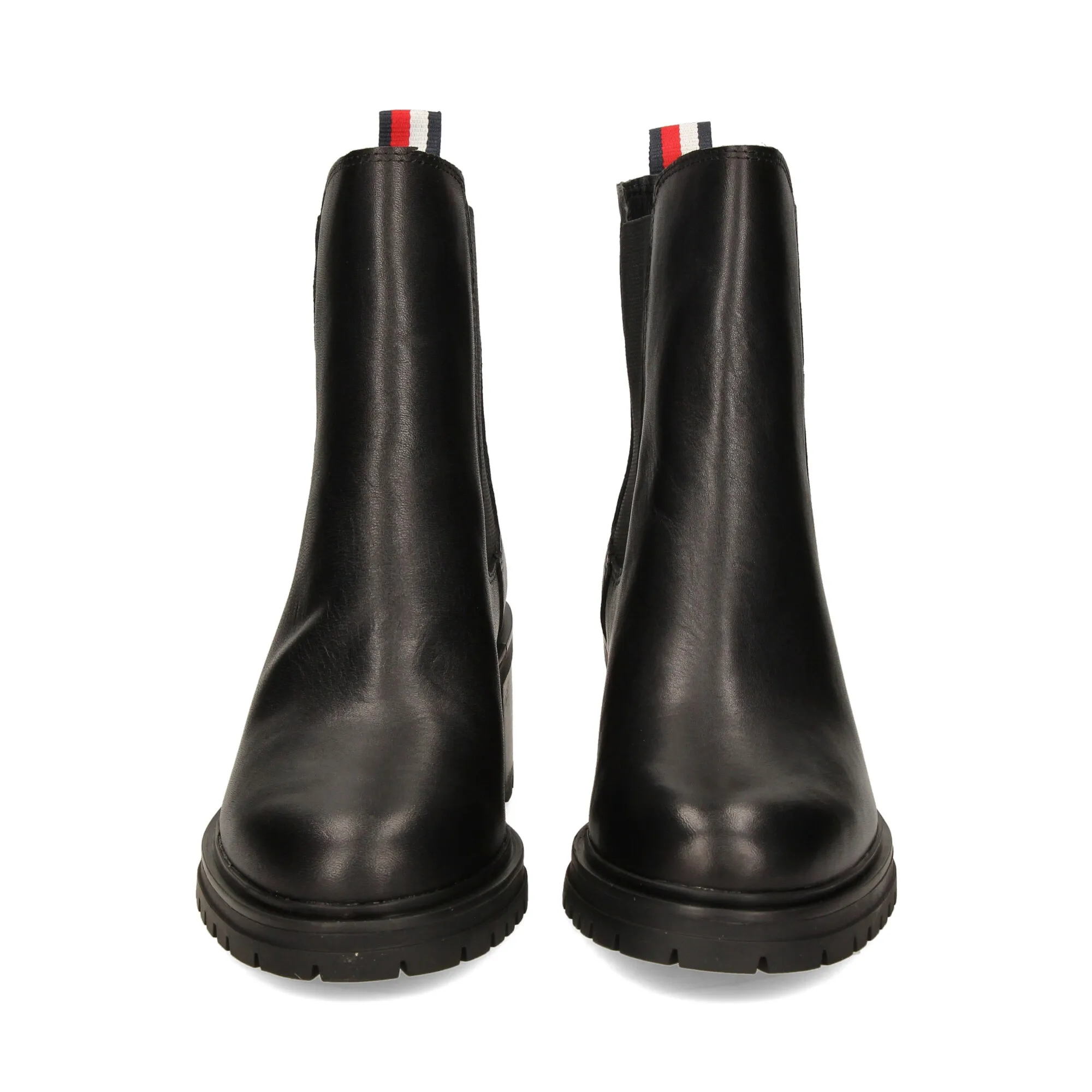 TOMMY HILFIGER Botines con tacón de Mujer BDS BLACK