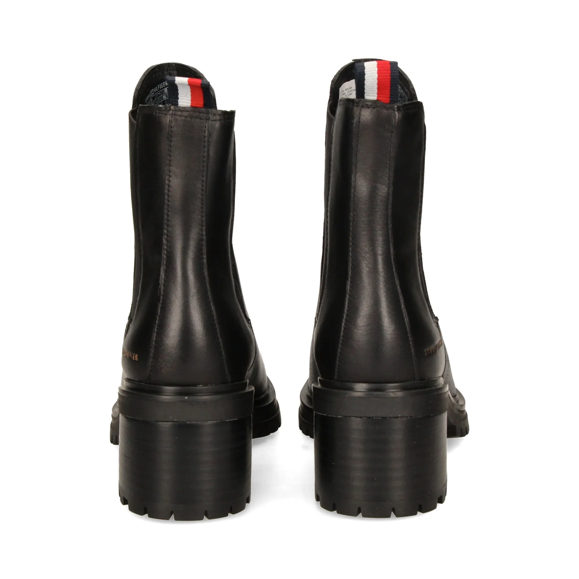 TOMMY HILFIGER Botines con tacón de Mujer BDS BLACK