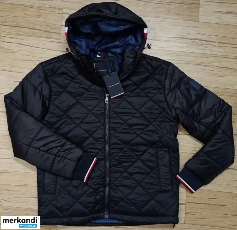 TOMMY HILFIGER CHAQUETAS CON CAPUCHA ACOLCHADAS PARA HOMBRES  OFERTAS DE ACCIONES . SUPER VENTA A PRECIO DE DESCUENTO !!