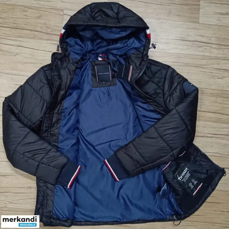 TOMMY HILFIGER CHAQUETAS CON CAPUCHA ACOLCHADAS PARA HOMBRES  OFERTAS DE ACCIONES . SUPER VENTA A PRECIO DE DESCUENTO !!