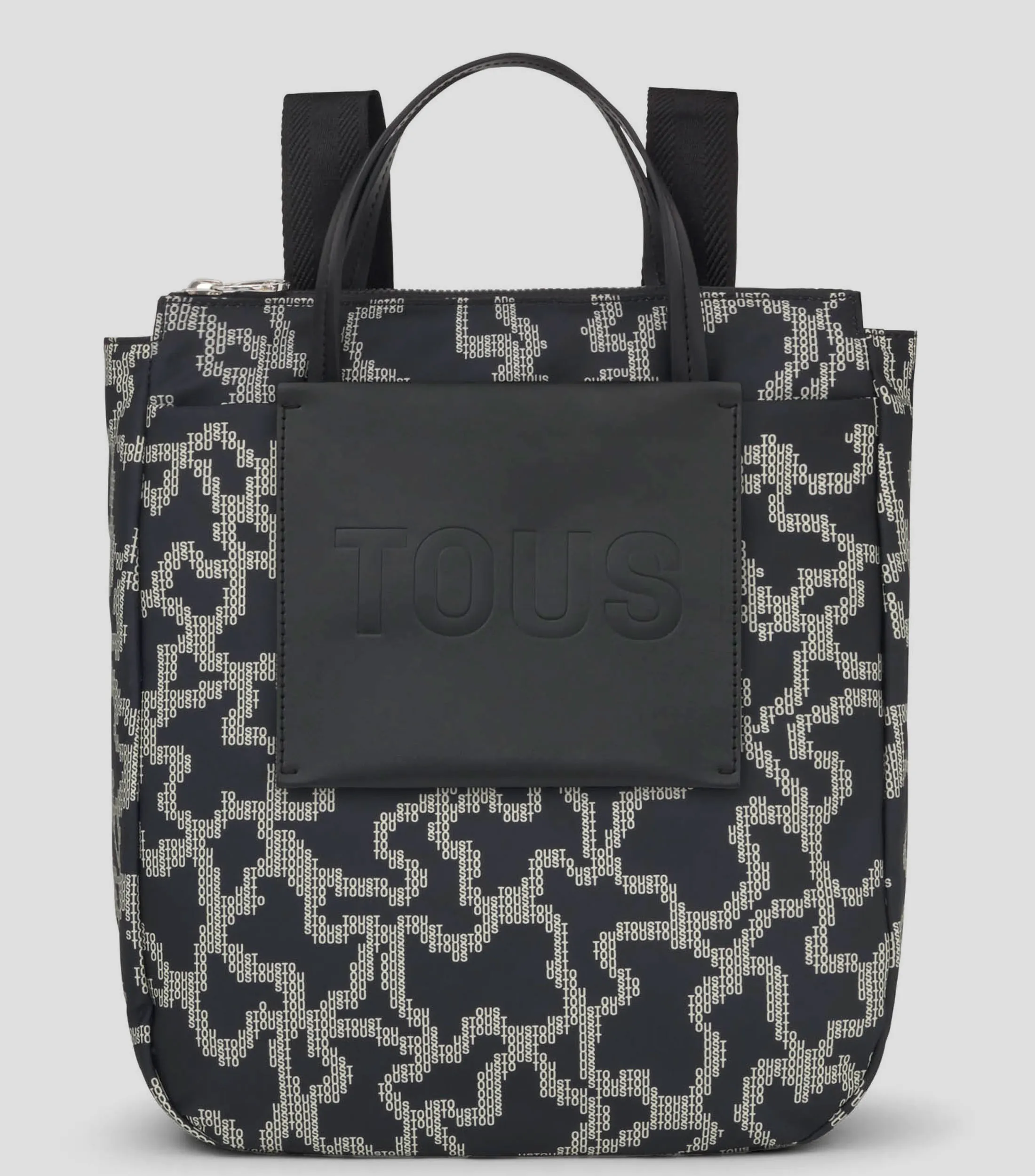 Tous Bolso backpack negro Kaos Pix Soft con ositos Mujer
