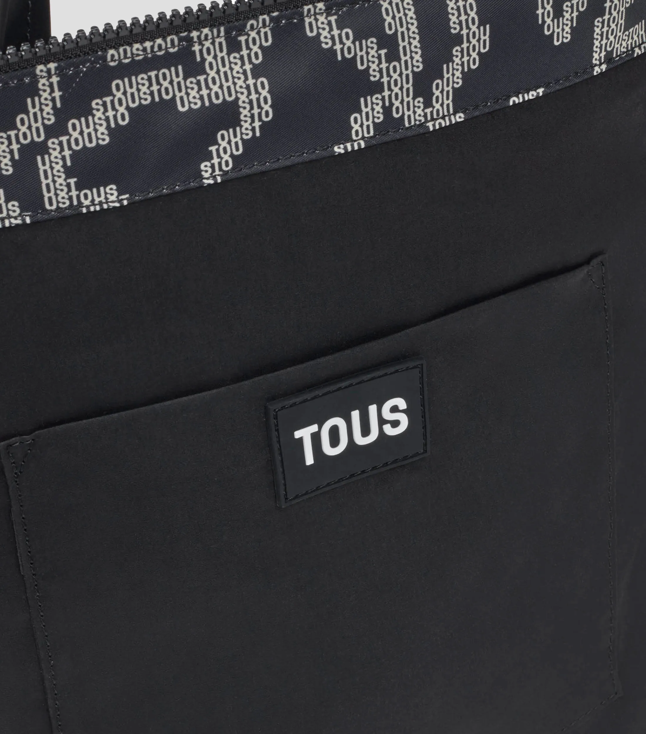 Tous Bolso backpack negro Kaos Pix Soft con ositos Mujer