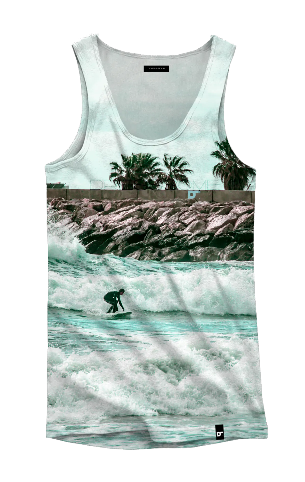 TROPICAL SURF – CAMISETA TIRANTES FULL PRINT
