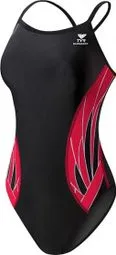 Tyr Traje de baño de una pieza Phoenix Diamond para mujer Negro / Rojo