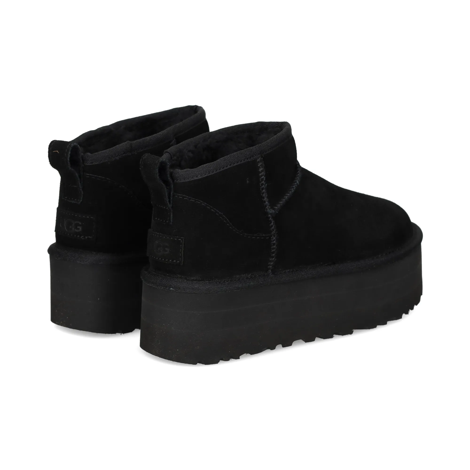 UGG Botines con tacón de Mujer BLK NEGRO