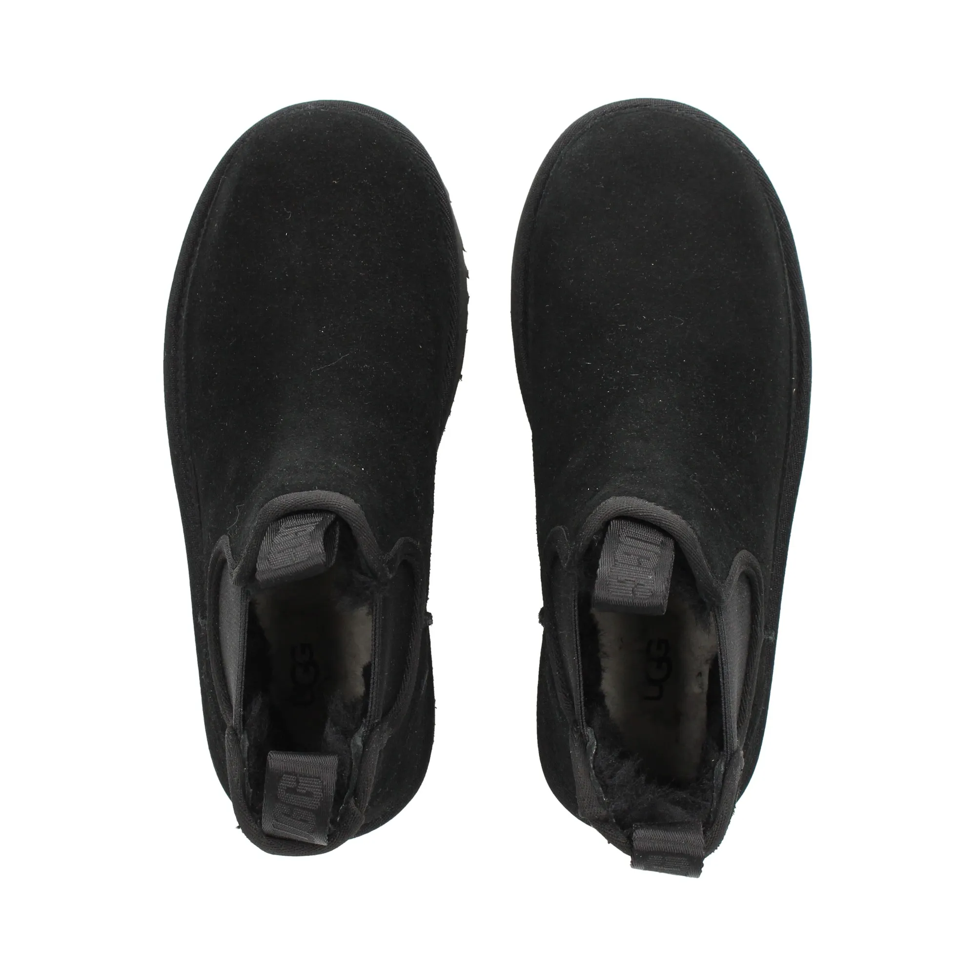 UGG Botines con tacón de Mujer NEGRO