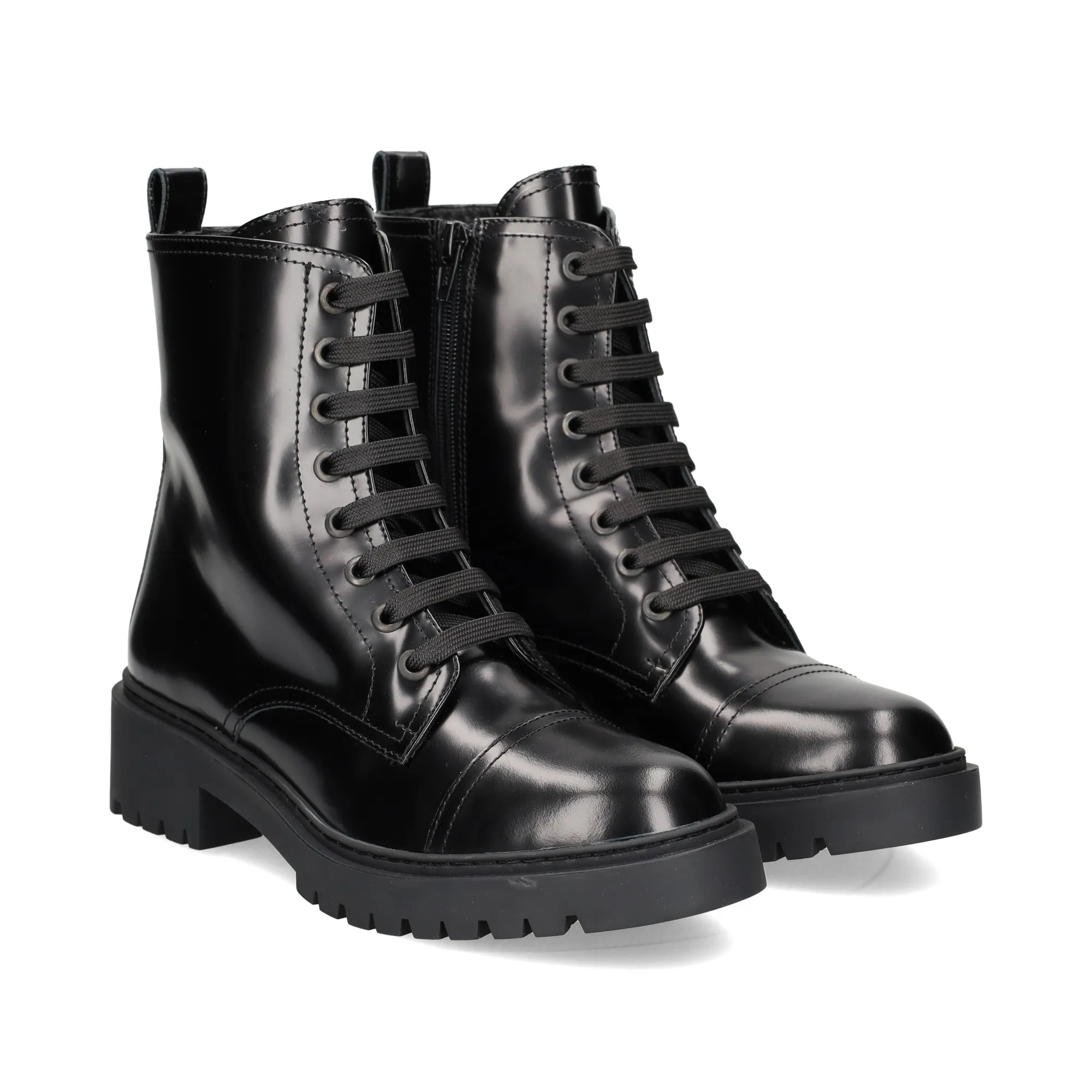 UNISA Botines con tacón de Mujer NEGRO