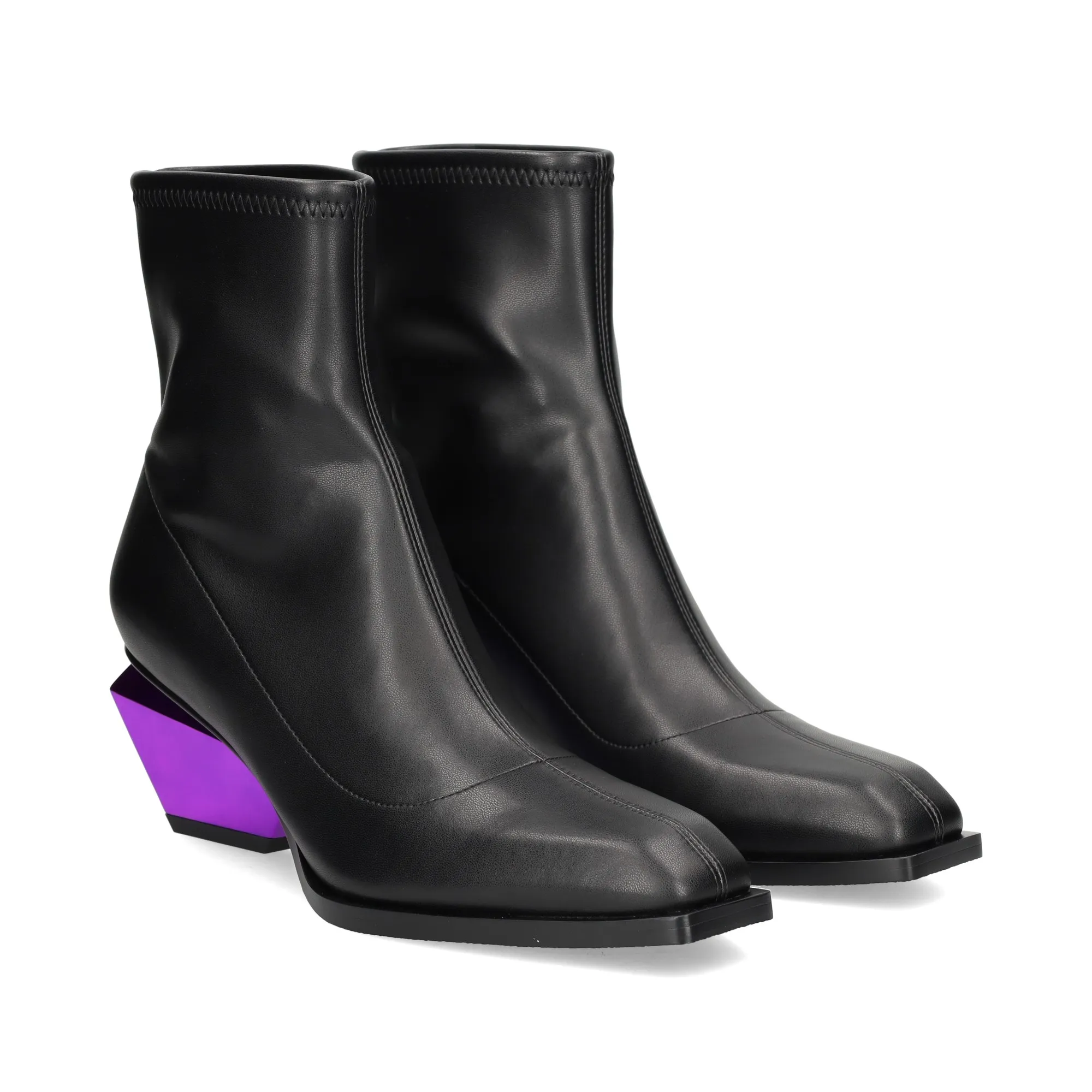 UNITED NUDE Botines con tacón de Mujer NEGRO