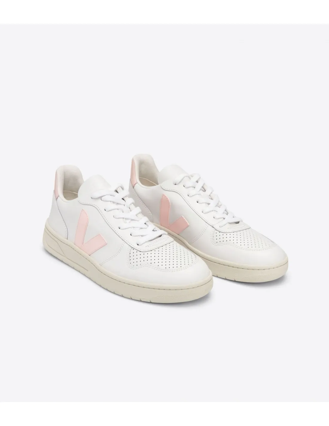 V10 LEATHER WHITE PETALE