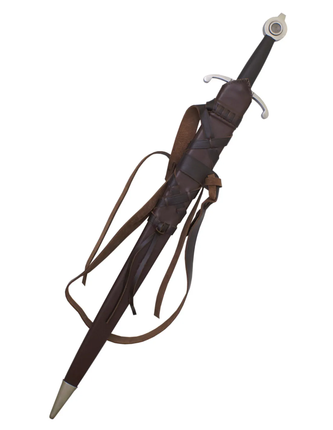 Vaina de madera revestida de cuero espada de una mano (80,5 cm.)